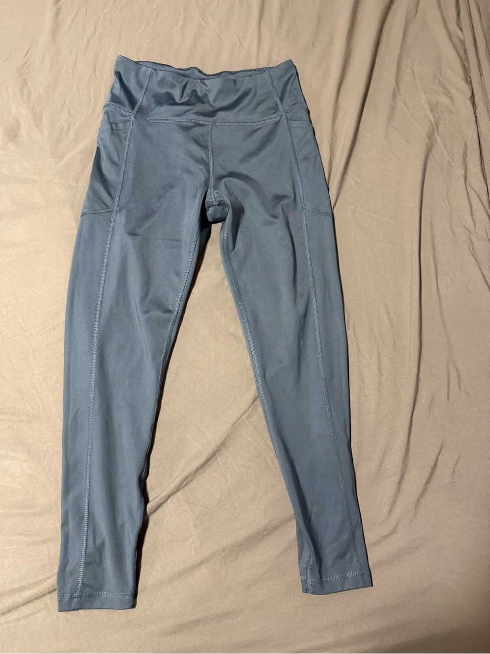 VSX Girls' High-Rise Leggings in Dusty Blue